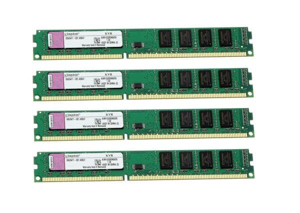 Kingston ValueRAM KVR 8 GB (4x2GB) DDR3-1333 PC3-10667 KVR1333D3N9/2G   #311681
