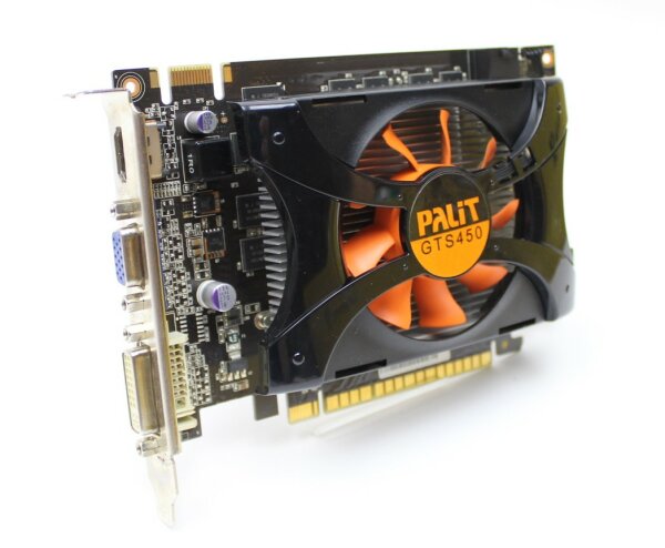 Palit GeForce GTS 450 1 GB DDR3 DVI, HDMI, VGA PCI-E    #311992