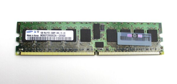 Samsung 1 GB (1x1GB) DDR2-667 reg PC2-5300P M393T2950EZA-CE6Q0   #312198
