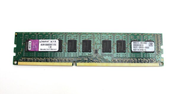 Kingston ValueRAM 2GB (1x2GB) DDR3-1066 ECC PC3-8500E KVR1066D3E7/2G   #312232