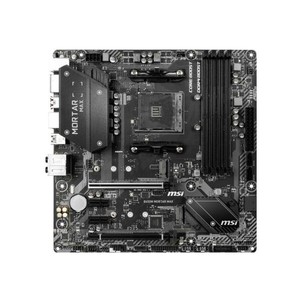 MSI B450M MORTAR MAX MS-7B89 Ver:1.1 Mainboard Micro-ATX Sockel AM4   #312420