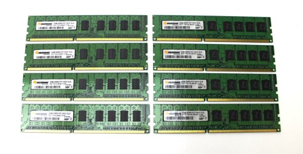 Mustang 32 GB (8x4GB) DDR3-1333 ECC PC3-10600E Thermal Sensor   #312464