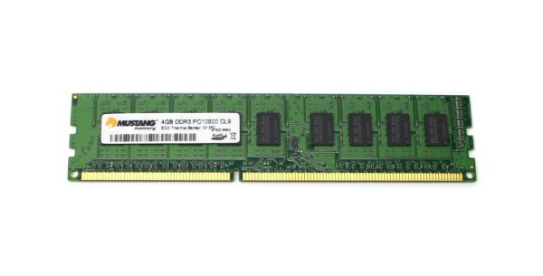 Mustang 4 GB (1x4GB) DDR3-1333 ECC PC3-10600E Thermal Sensor   #312468