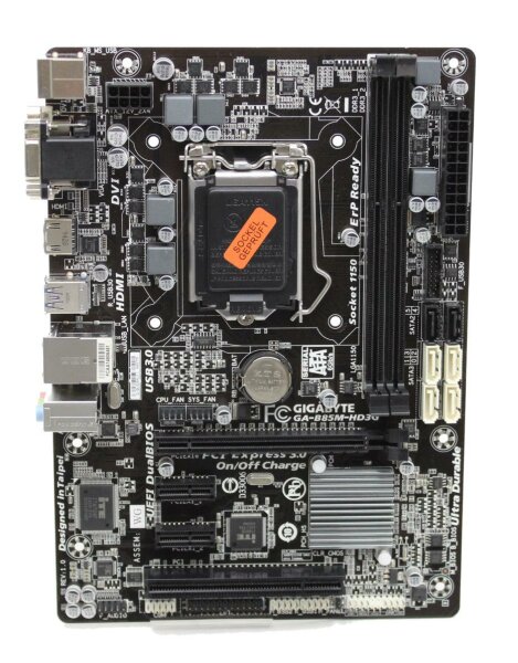 Gigabyte GA-B85M-HD3G Rev.1 Mainboard Micro-ATX Sockel 1150 TEILDEFEKT  #312539