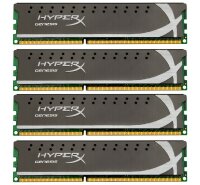 Kingston HyperX 16 GB (4x4GB) DDR3-1600 PC3-12800U...