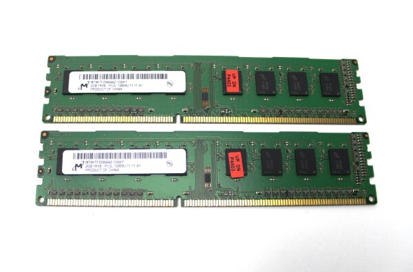 Micron 4 GB (2x2GB) DDR3L-1600 PC3L-12800U MT8KTF25664AZ-1G6K1   #312754