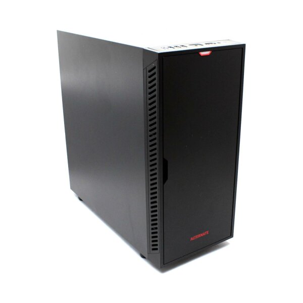 Alternate Silent Case ATX PC-Gehäuse MidiTower USB 3.0 gedämmt schwarz   #312776