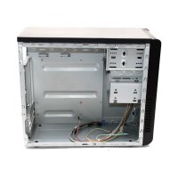 CSL Micro-ATX PC-Gehäuse MidiTower USB 2.0 schwarz   #313003