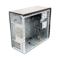 CSL Micro-ATX PC-Gehäuse MidiTower USB 2.0 schwarz   #313003