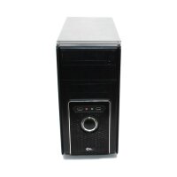 CSL Micro-ATX PC-Gehäuse MidiTower USB 2.0 schwarz   #313003