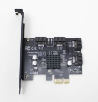 4-Port SATA-Controller SATA-III 6Gb/s  PCI-E x1   #313503