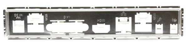 ASRock H81TM-ITX REV.2.0 Low-Profile Blende - Slotblech - IO Shield   #313635