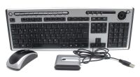 Medion KR-0420 Wireless Keyboard Tastatur USB mit Maus DE silber   #313712