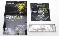 ASUS H87-PLUS - manual - i/o-shield - CD-ROM with drivers...