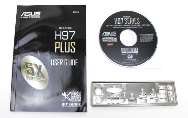 ASUS H97 Plus - Handbuch - Blende - Treiber CD   #313727