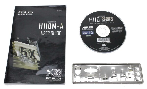 ASUS H110M-A - Handbuch - Blende - Treiber CD   #313860