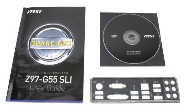 MSI Z97-G55 SLI MS-7921 - Handbuch - Blende - Treiber CD   #313864