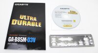 Gigabyte GA-B85M-D3V - Handbuch - Blende - Treiber CD...