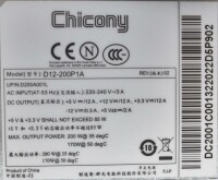 Chicony D12-200P1A D200A001L ATX Netzteil 200 Watt   #313939