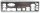 Gigabyte GA-F2A75M-D3H Rev. 1.1 - Blende - Slotblech - IO Shield   #314016