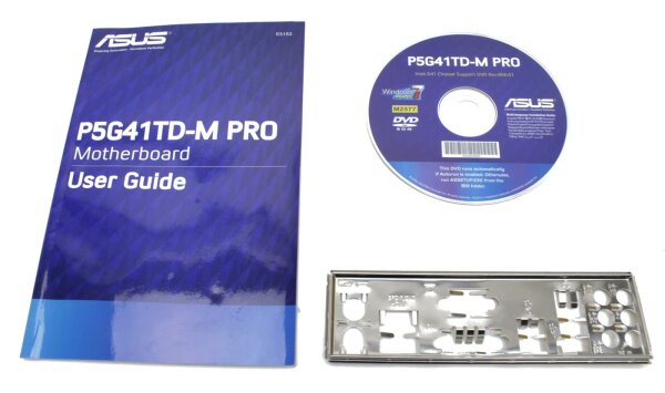 ASUS P5G41TD-M Pro - manual - i/o-shield - CD-ROM with drivers    #314017