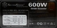 SilverStone Strider Essential Series ATX Netzteil 600 Watt 80+   #314051