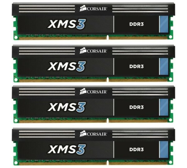 Corsair XMS3 32 GB (4x8GB) CMX16GX3M2A1600C11 DDR3-1600 PC3-12800U   #314149