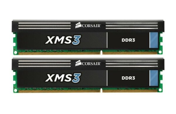 Corsair XMS3 8 GB (2x4GB) CMX4GX3M1A1600C9 DDR3-1600 PC3-12800U   #314228