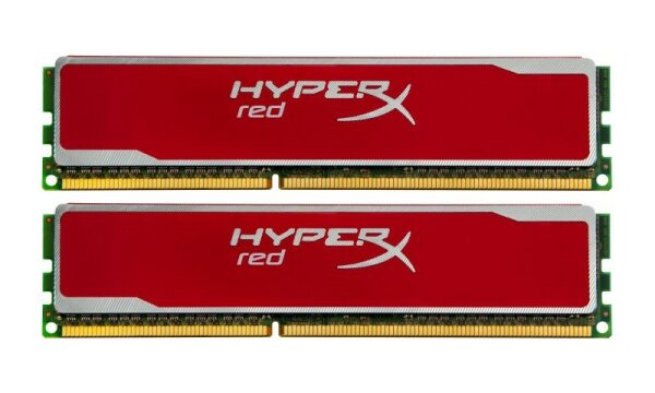 Kingston HyperX red 8 GB (2x4GB) DDR3-1333 PC3-10600U KHX13C9B1RK2/8   #314261