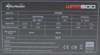 Sharkoon WPM500 ATX Netzteil 500 Watt teilmodular 80+   #314316