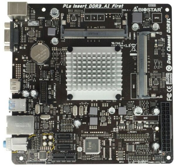 Biostar J3060NH Ver.6.1 SoC mit Intel Celeron CPU Mainboard Mini-ITX   #314381