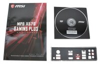 MSI MPG X570 Gaming Plus - Handbuch - Blende - Treiber CD...