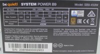 Be Quiet System Power B9 (BN208) ATX Netzteil 450 Watt...