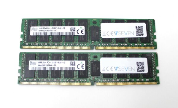 SK Hynix 32 GB (2x16GB) DDR4-2133 reg PC4-17000R HMA42GR7MFR4N-TF   #314753