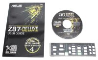 ASUS Z87-Deluxe - Handbuch - Blende - Treiber CD    #314830