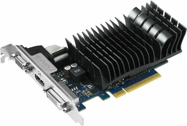 ASUS GeForce GT 630 Silent 2 GB DDR3 passiv silent DVI, VGA, HDMI PCI-E  #314846