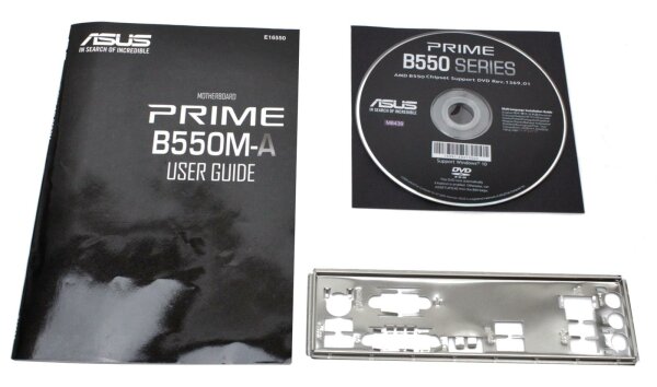 ASUS Prime B550M-A - Handbuch - Blende - Treiber CD    #314900