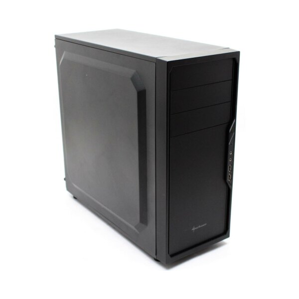 Sharkoon VS4-S ATX PC-Gehäuse MidiTower USB 2.0 schwarz   #314913