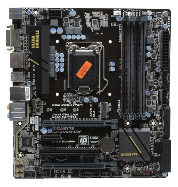Gigabyte GA-Z170M-D3P Rev.1.0 Intel Z170 Mainboard Micro-ATX Sockel 1151 #315077