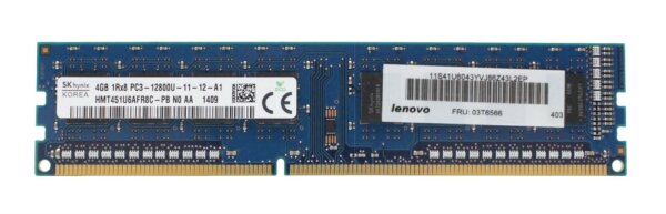 SK Hynix 4 GB (1x4GB) DDR3-1600 PC3-12800U HMT451U6AFR8C-PB   #315165