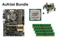 Bundle ASUS Z87-PLUS + Intel Core i3 i5 i7 CPU + 4GB bis...