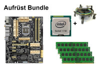 Bundle ASUS Z87-Deluxe + Intel Core i3 i5 i7 CPU + 4GB...