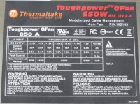 Thermaltake ToughPower QFan ATX Netzteil 650 Watt...