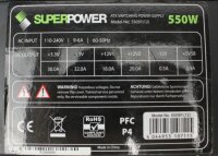 SuperPower 550SP.(12) ATX Netzteil 550 Watt   #315637