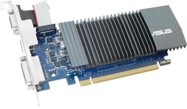 ASUS GeForce GT 710 Silent 2 GB GDDR5 passiv silent VGA, DVI, HDMI PCI-E #316354