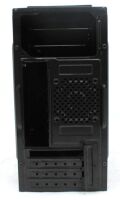 RUIX Pc Gehäuse Micro-ATX PC-Gehäuse MidiTower USB 2.0 schwarz   #316642