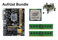 Bundle ASUS H81M2/C/SI + Intel Core i3 i5 i7 CPU + 4GB...