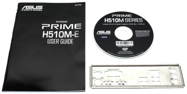 ASUS Prime H510M-E - manual - i/o-shield - CD-ROM with drivers    #317541