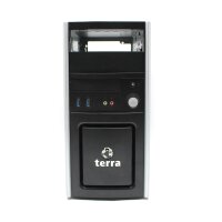 Terra Micro ATX PC Gehäuse MidTower USB 3.0  schwarz   #317603