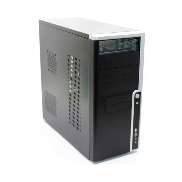 Standard ATX PC Gehäuse MidiTower USB 2.0 schwarz   #317648